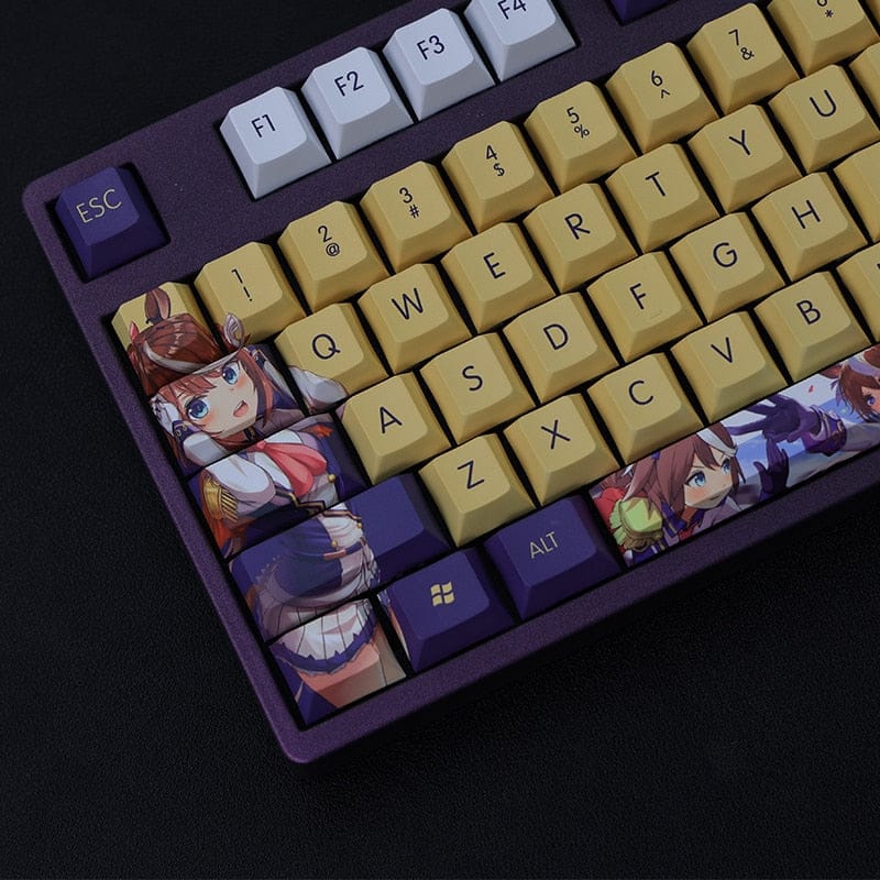 My Anime Keycaps Complete Set Pretty Derby: Tokai Teio Keycap Set