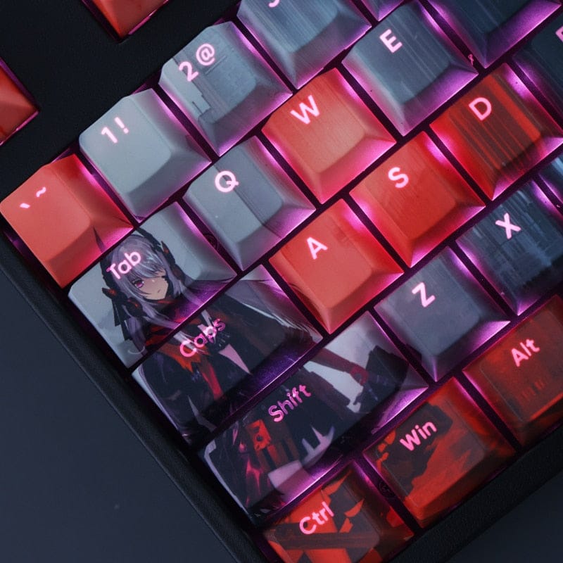 My Anime Keycaps Complete Set Punishing Gray Raven: Crimson Abyss Backlit Keycap Set