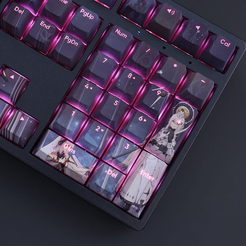 My Anime Keycaps Complete Set Punishing Gray Raven: Liv Backlit Keycap Set