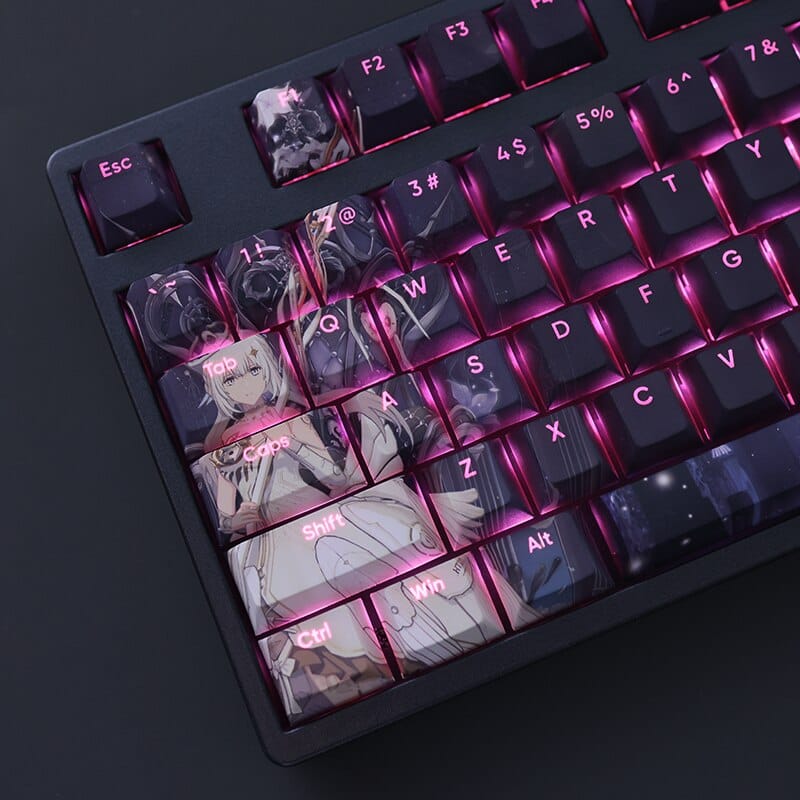 My Anime Keycaps Complete Set Punishing Gray Raven: Liv Backlit Keycap Set