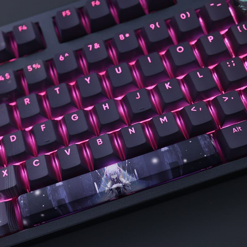 My Anime Keycaps Complete Set Punishing Gray Raven: Liv Backlit Keycap Set