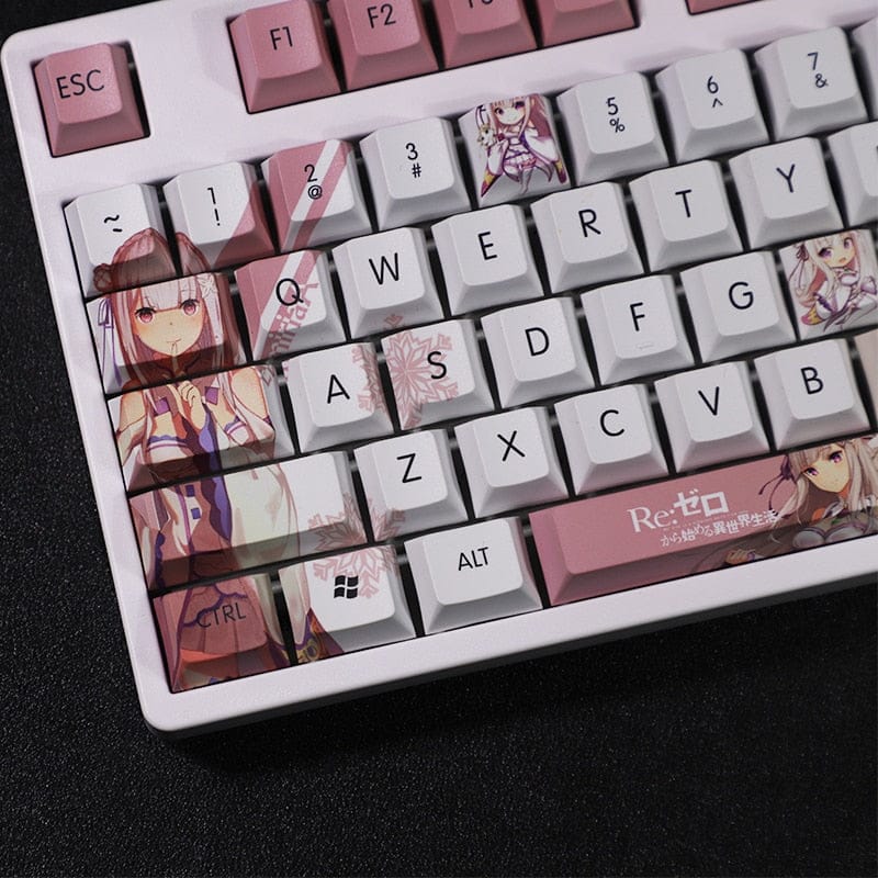 My Anime Keycaps Complete Set Re:Zero: Emilia Keycap Set