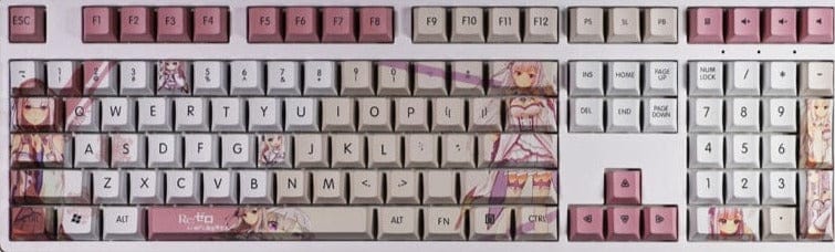 My Anime Keycaps Complete Set Re:Zero: Emilia Keycap Set
