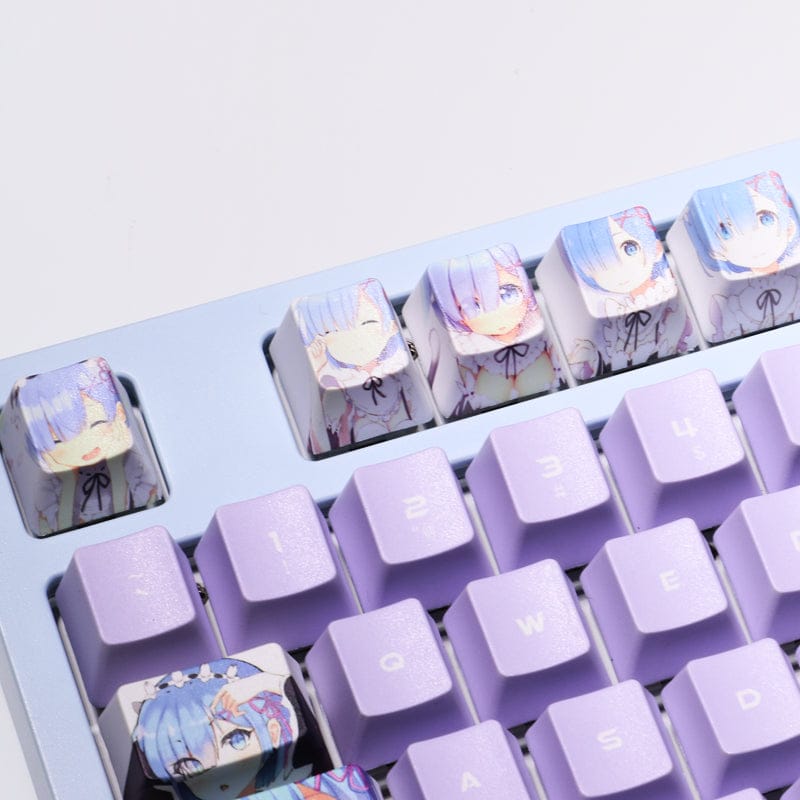 My Anime Keycaps Complete Set Re:Zero: Rem Keycap Set