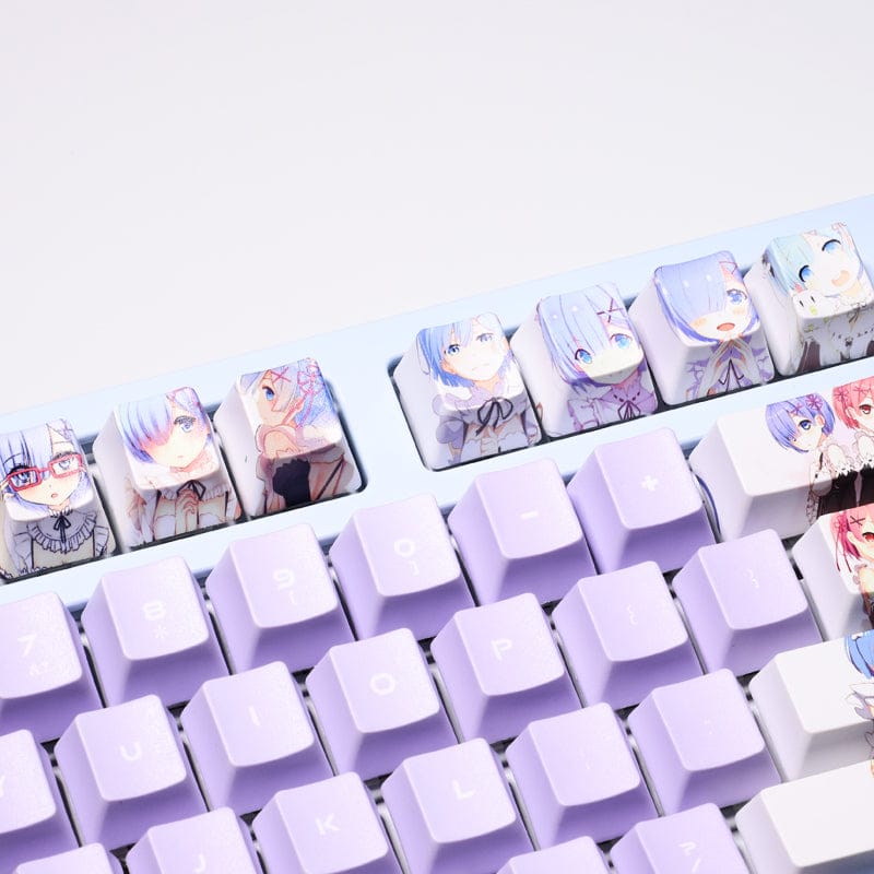 My Anime Keycaps Complete Set Re:Zero: Rem Keycap Set