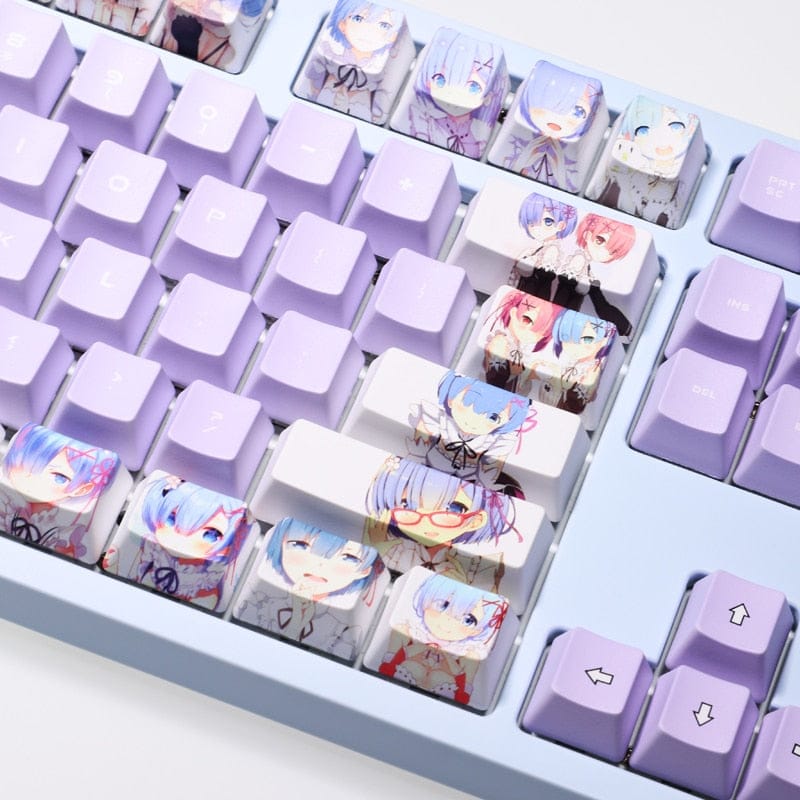 My Anime Keycaps Complete Set Re:Zero: Rem Keycap Set
