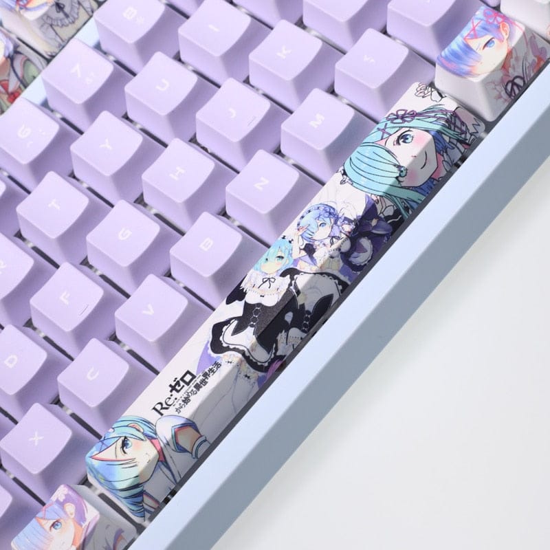 My Anime Keycaps Complete Set Re:Zero: Rem Keycap Set