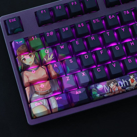 My Anime Keycaps Complete Set Rent-A-Girlfriend: Chizuru Ichinose Backlit Keycap Set