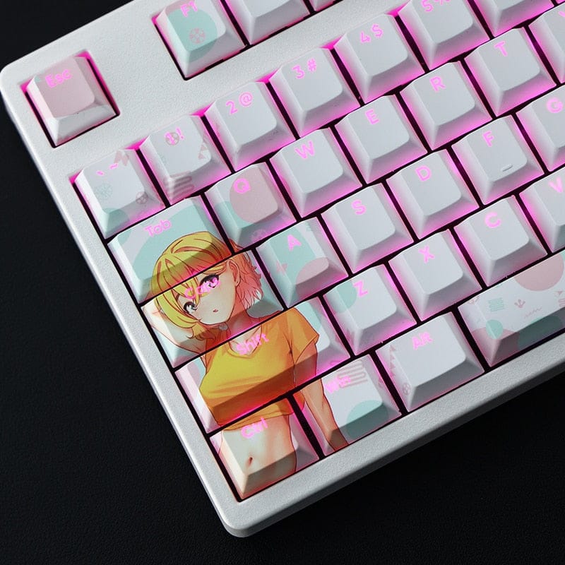 Mami Nanami (Rent-A-Girlfriend) Backlit Keycap Set