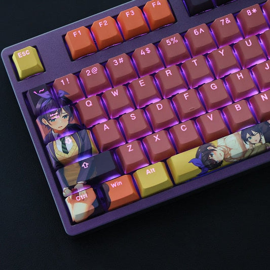 My Anime Keycaps Complete Set Rent-A-Girlfriend: Ruka Sarashina Backlit Keycap Set