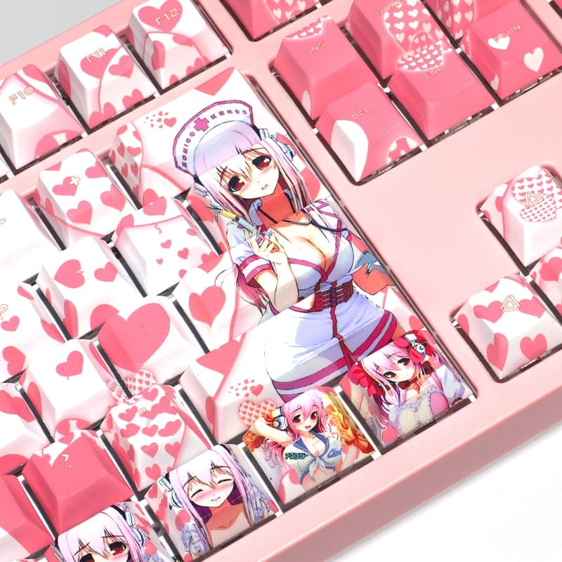 Super Keycaps Super Sonico Keycap Set