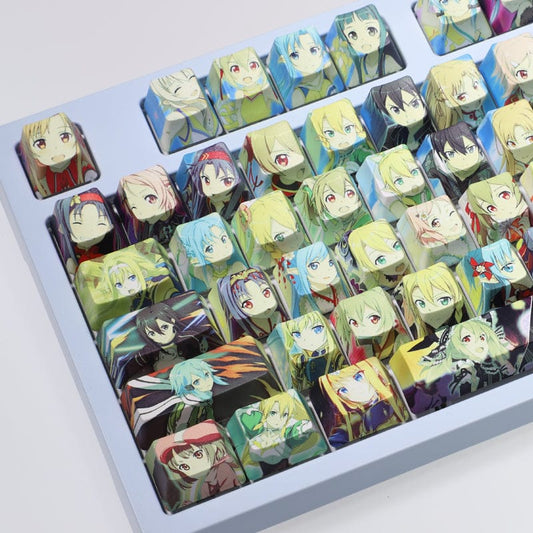 My Anime Keycaps Complete Set Sword Art Online: Female Keycap Set