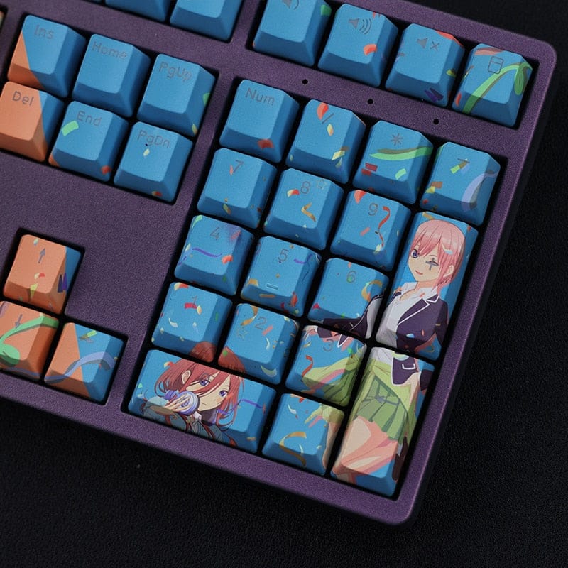 My Anime Keycaps Complete Set The Quintessential Quintuplets: Backlit Keycaps Set