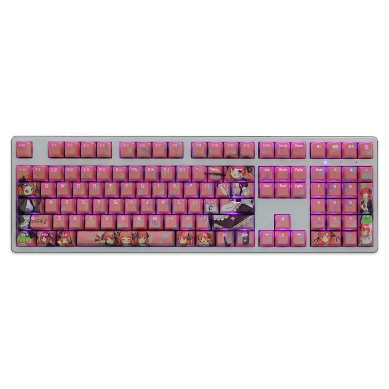 My Anime Keycaps Complete Set The Quintessential Quintuplets: Nino Nakano Backlit Keycap Set