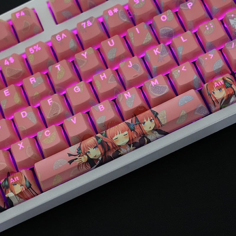 My Anime Keycaps Complete Set The Quintessential Quintuplets: Nino Nakano Backlit Keycap Set