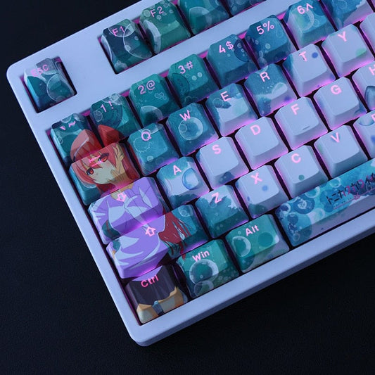 My Anime Keycaps Complete Set Tonikaku Kawaii: Tsukasa Tsukuyomi Backlit Keycap Set