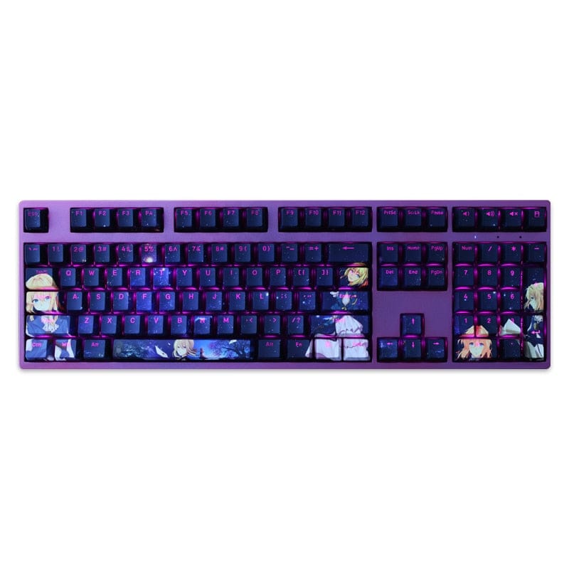 My Anime Keycaps Complete Set Violet Evergarden: Backlit Keycap Set