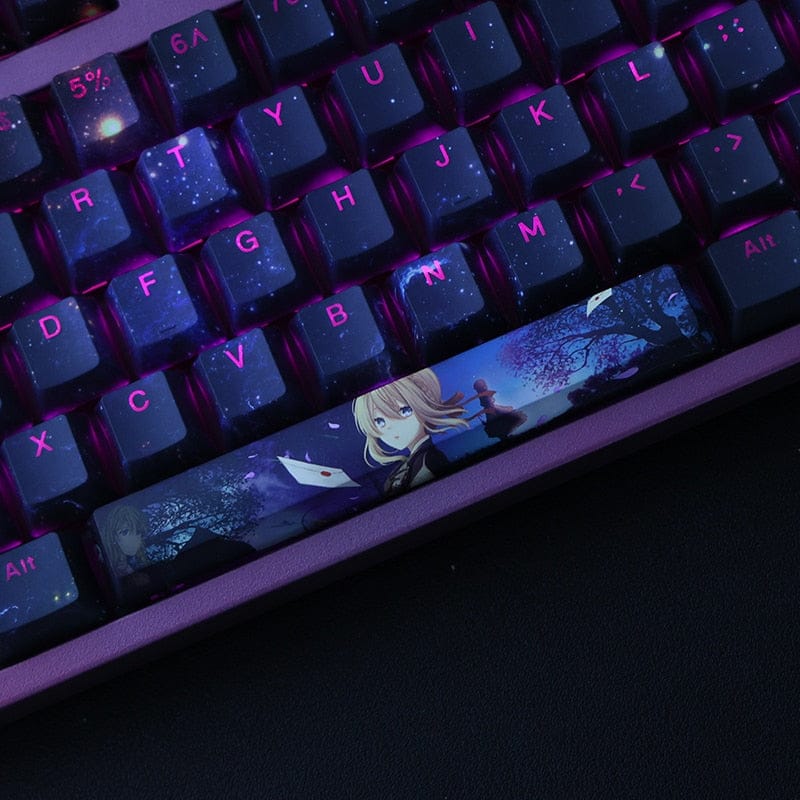 My Anime Keycaps Complete Set Violet Evergarden: Backlit Keycap Set