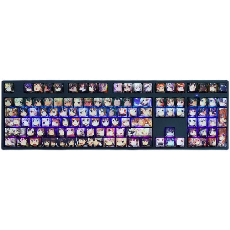 My Anime Keycaps Complete Set Warship Girls: Backlit Keycap Set